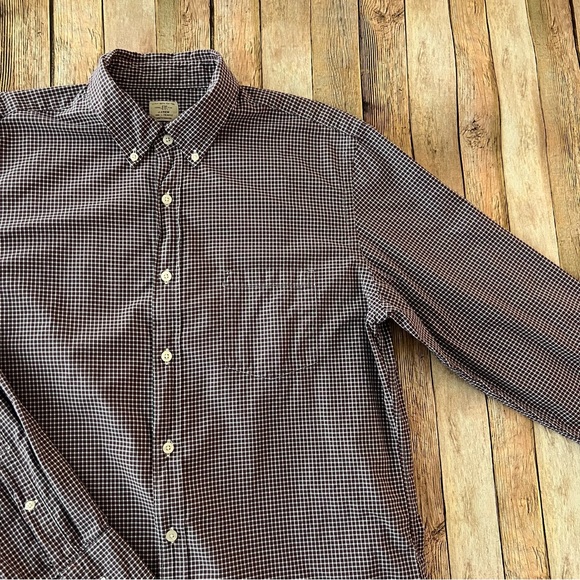 J. Crew men’s long sleeve casual button down shirt | size Large - Picture 3 of 11